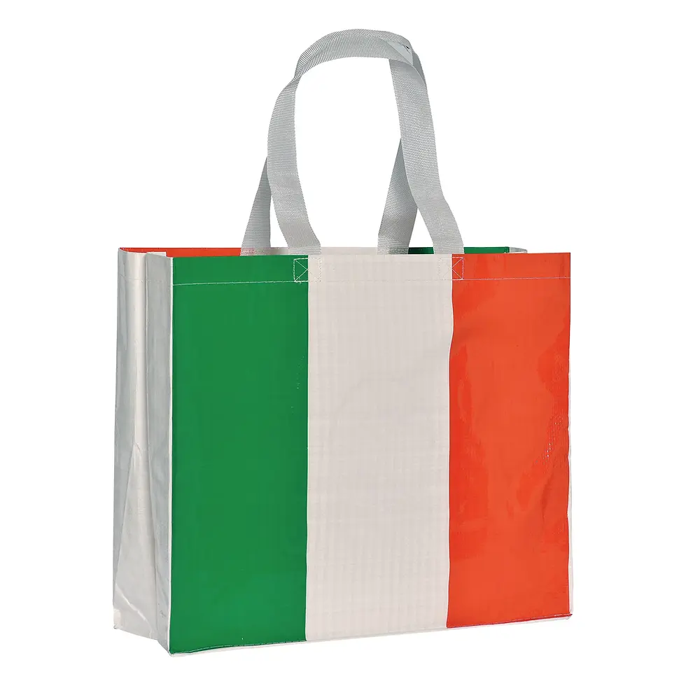 borse shopper in PP con soffietto