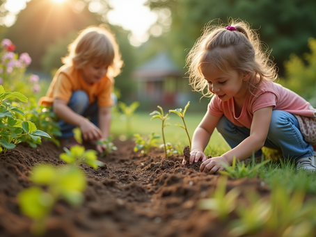 Atelier d'agriculture biologique pour enfants à la Mini Ferme