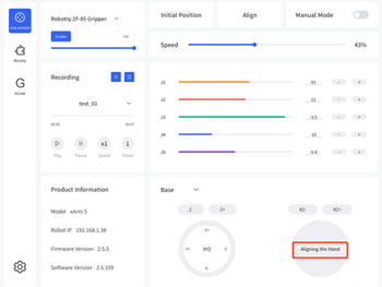 xArm 5 Lite 툴 엔드 플랜지 정렬 방법