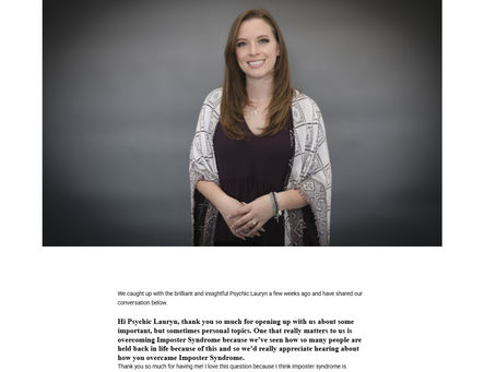Meet Psychic Lauryn | Featured in Bold Journey Magazine