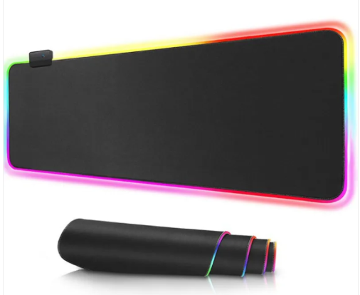 Alfombrilla Gamer RGB con Iluminación LED