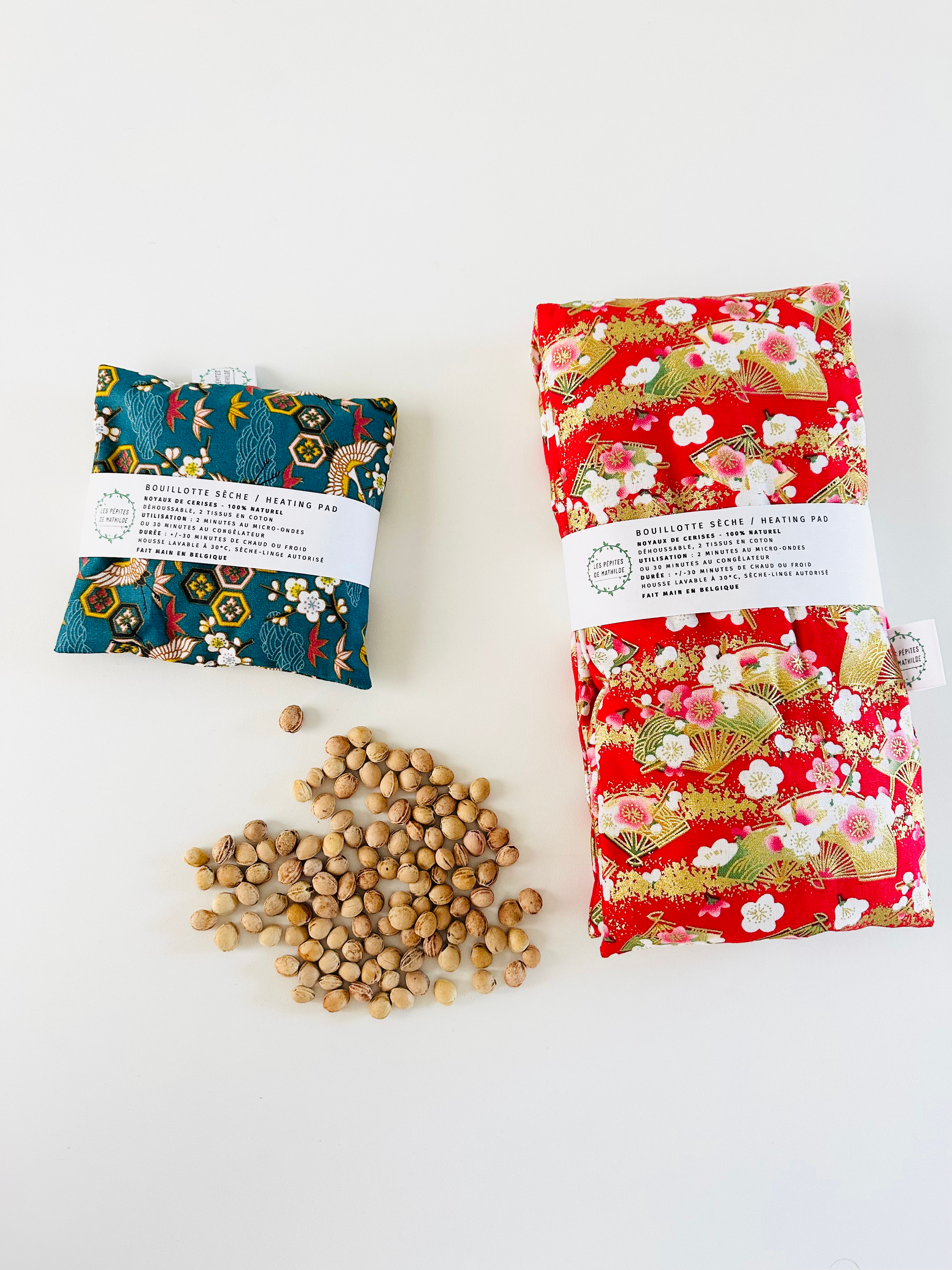 Bouillottes aux noyaux de cerises