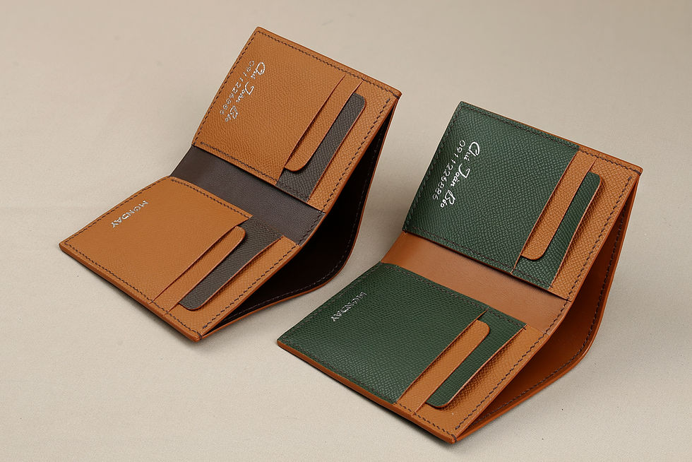 Thumbnail: Ví đứng 1285 - da espom cao cấp - chế tác thủ công