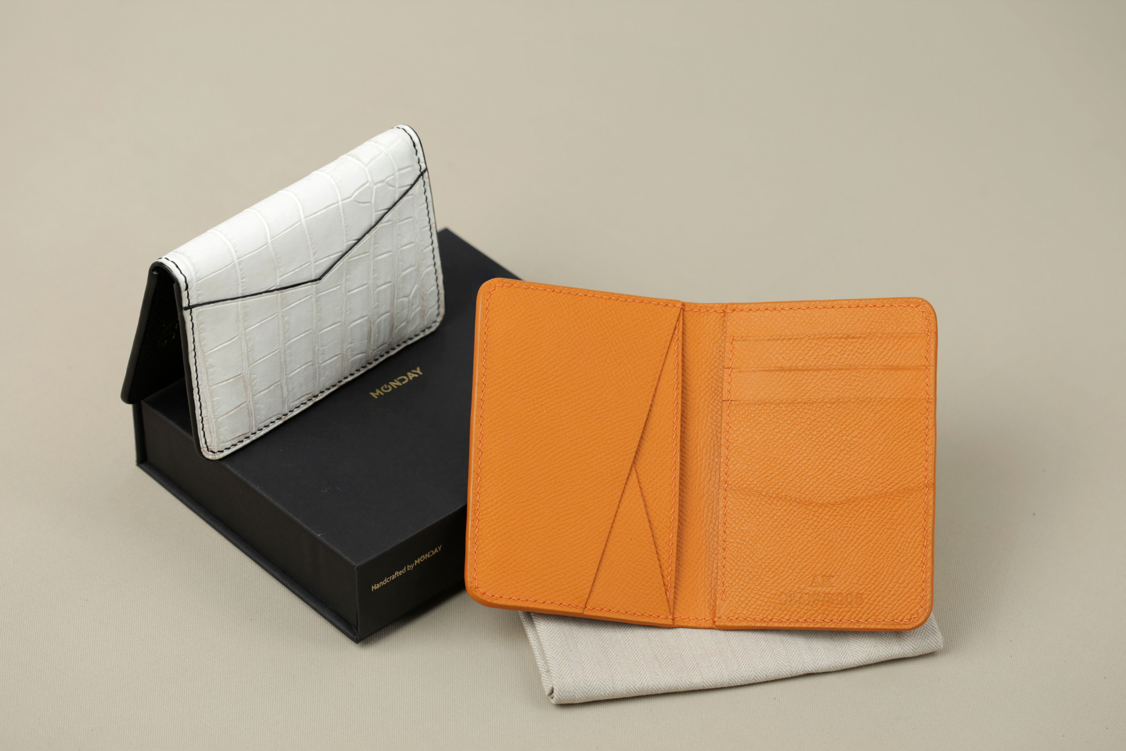 Ví Card Holder 1443 - da cá sấu cao cấp - chế tác thủ công