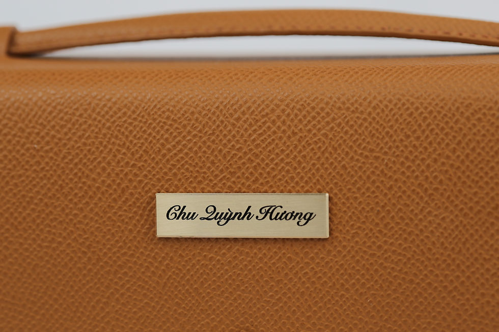 Thumbnail: Túi Nữ 1411 - da espom cao cấp - chế tác thủ công