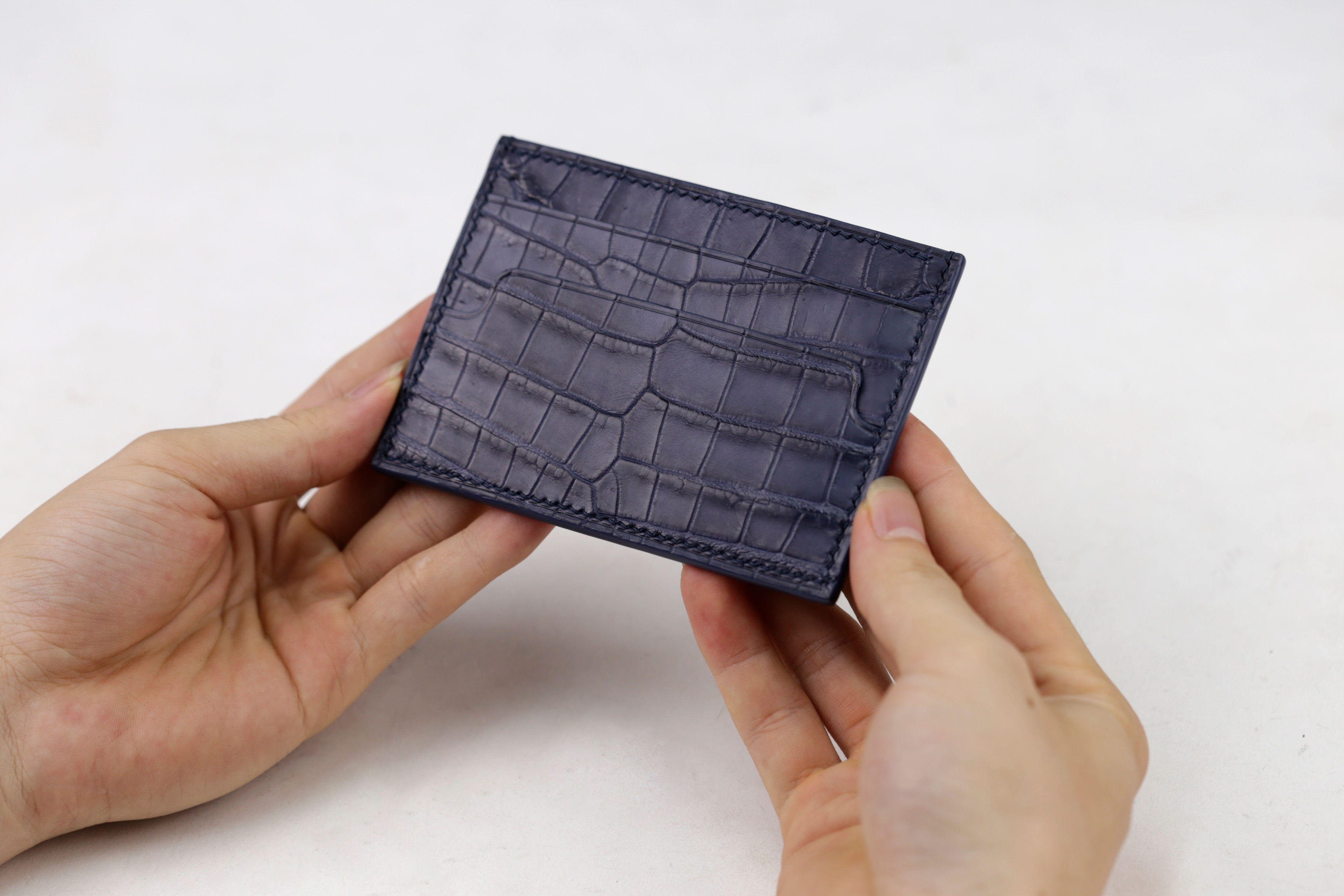 Card holder 1498 - da cá sấu cao cấp - chế tác thủ công