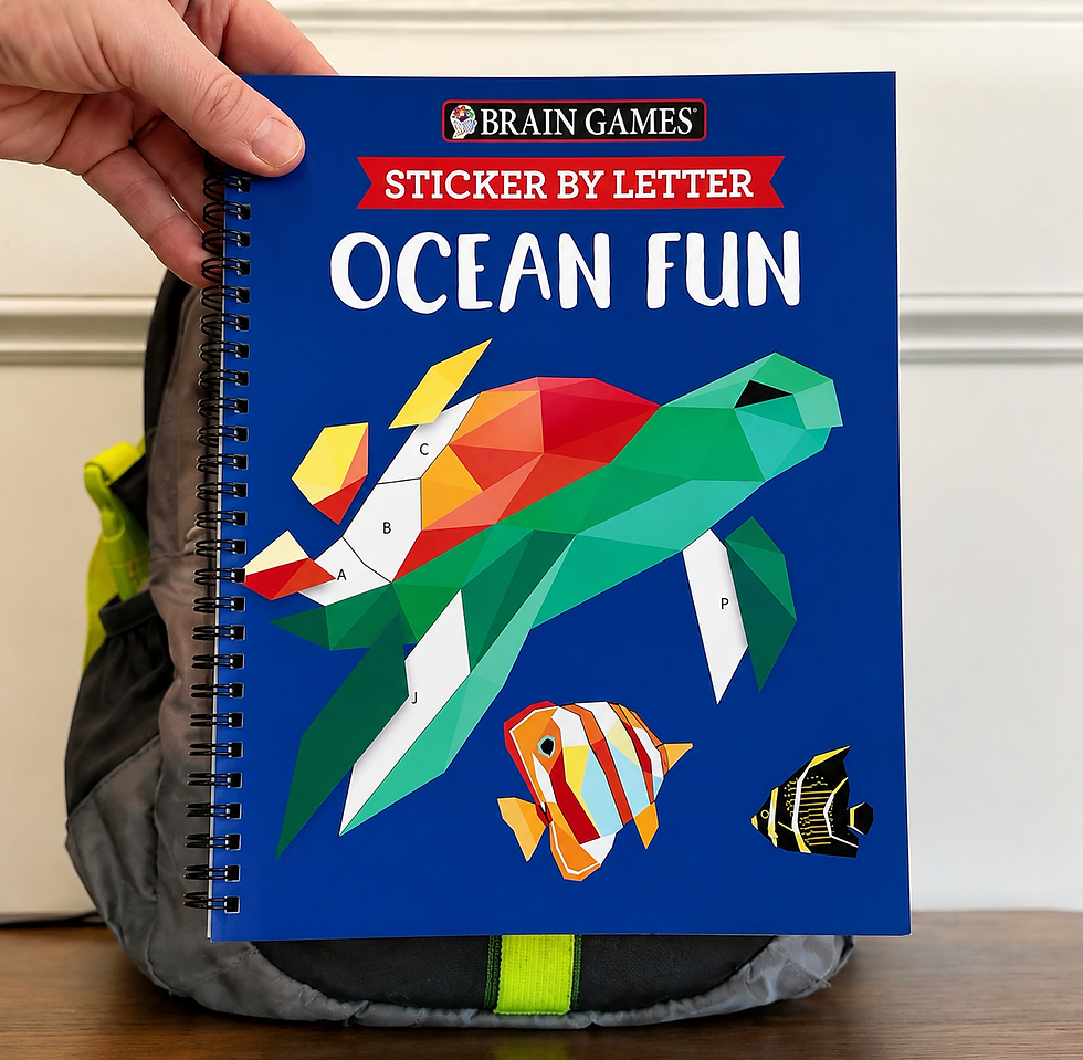 Ocean Fun Puzzle Sticker Book