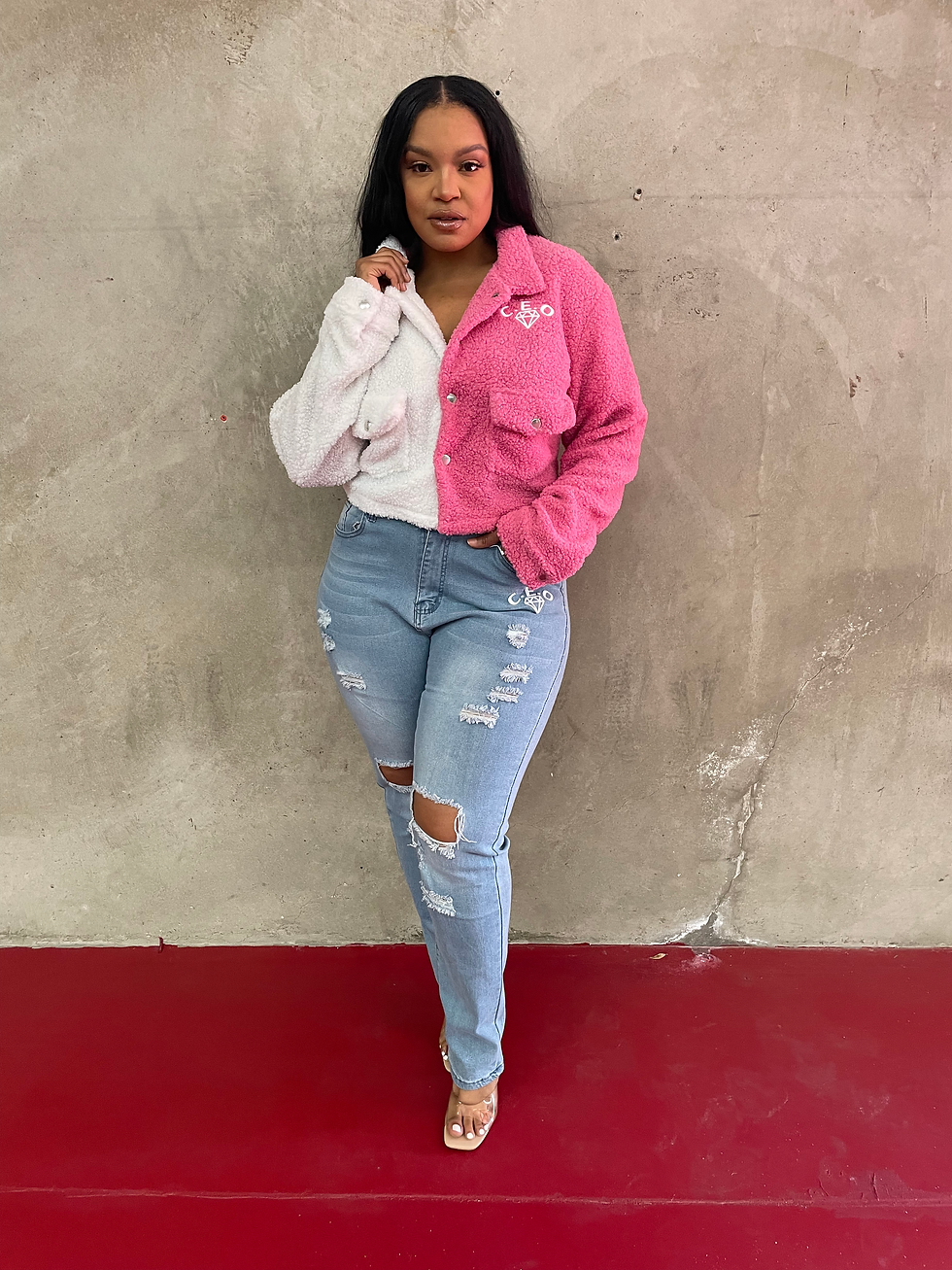 Thumbnail: Denim ripped  pants 