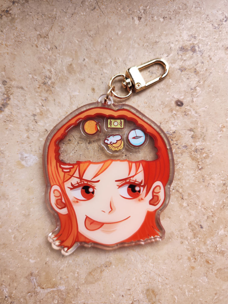 Miniaturbild: One Piece Kopf Shaker Charm
