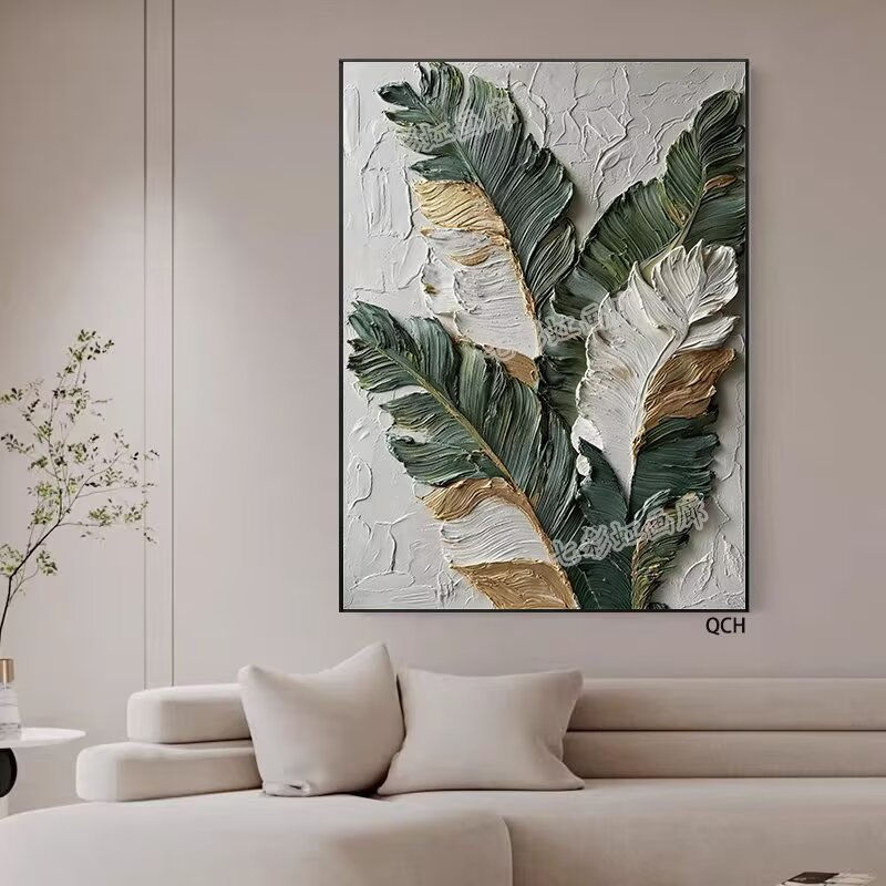 Thumbnail: Hand Painted on Canvas Framed 50*60cm 