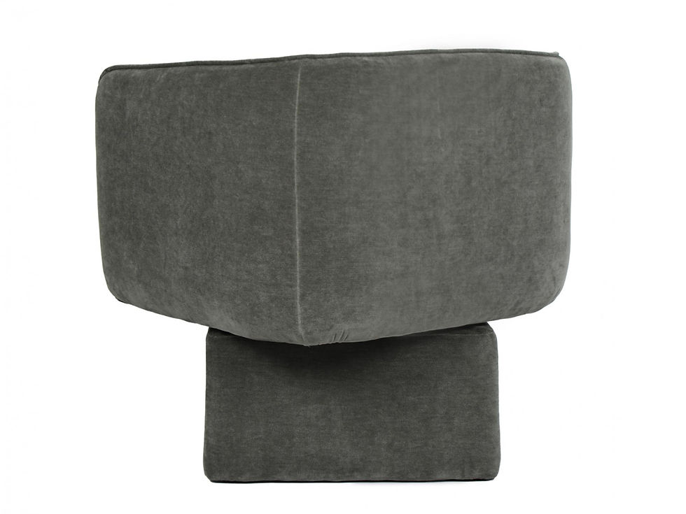 Thumbnail: Chole Swivel Occasional Chair Latte/Olive