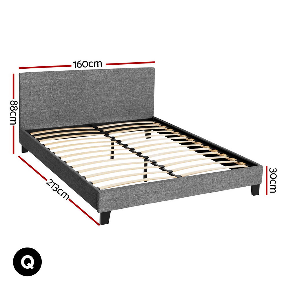 Thumbnail: Bed Frame Grey NEO