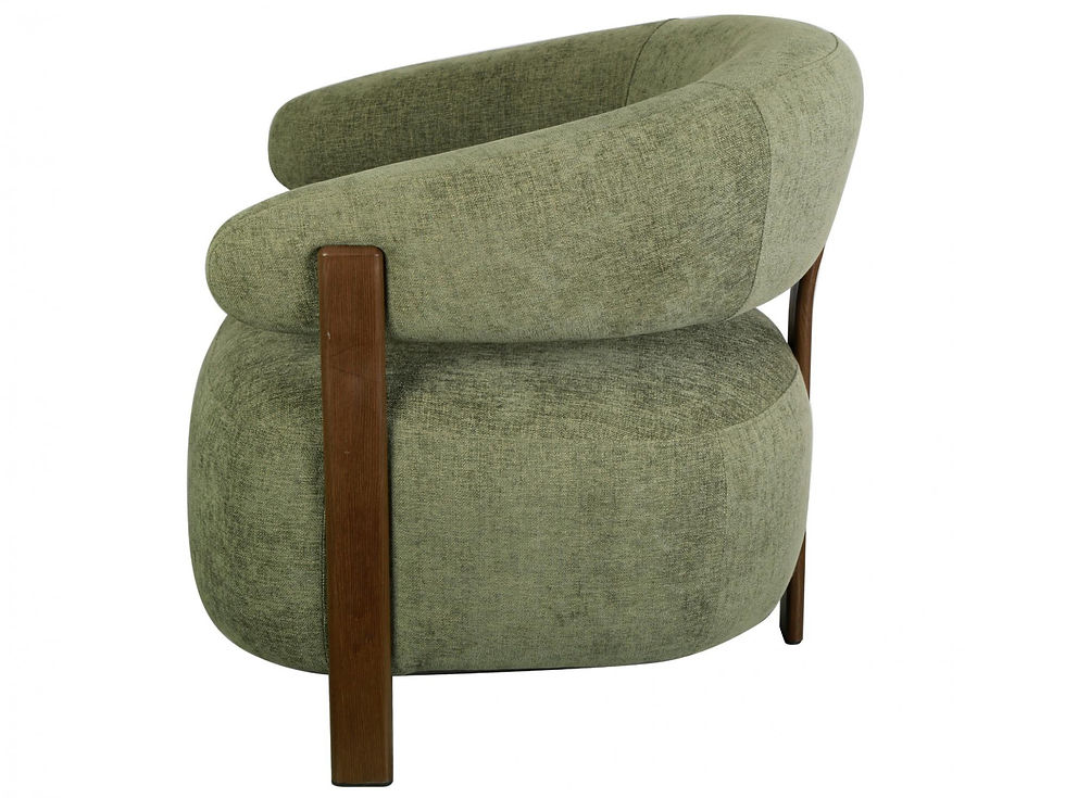Thumbnail: Hampton Occasional Chair Olive/ Rust