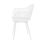 Thumbnail: 4PC Outdoor Dining Chairs PP Lounge Chair Patio Furniture Garden White