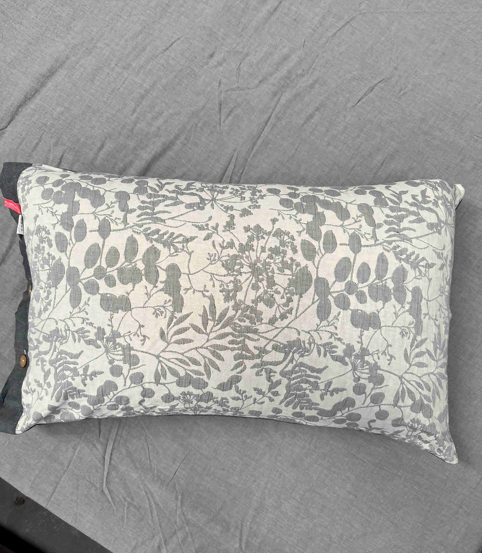 Thumbnail: Cotton Yarns Quilt Cover Set 4 Piece 100% Cotton Grey