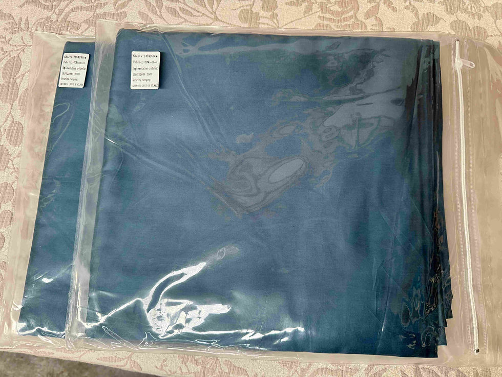 Thumbnail: 100% Cotton Quilt Cover Set 4 Piece Eastern Blue