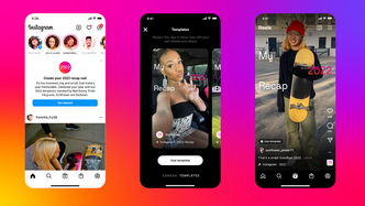 Instagram lança modelos para retrospectivas de 2022 no Reels