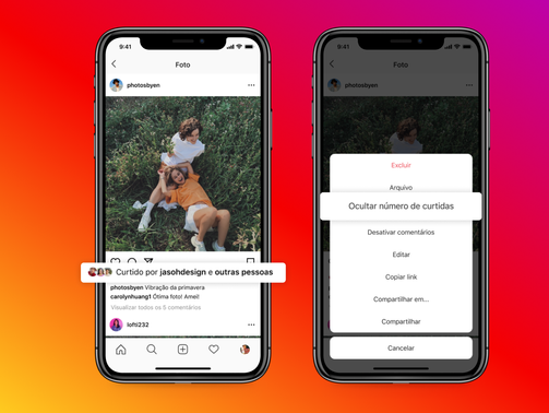 Usuários do Facebook e Instagram agora podem escolher mostrar ou esconder os Likes