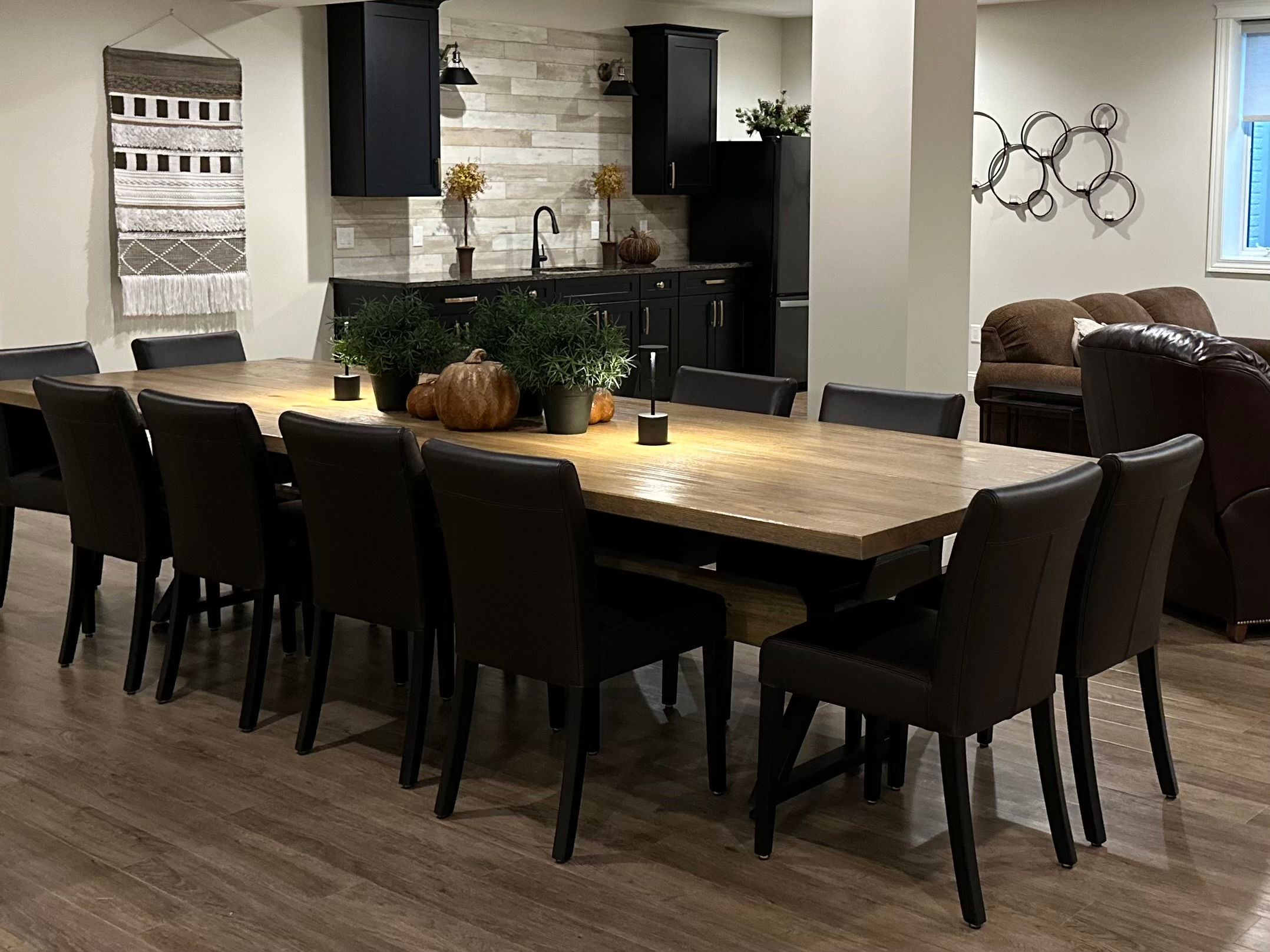 12ft x 4ft Oak table