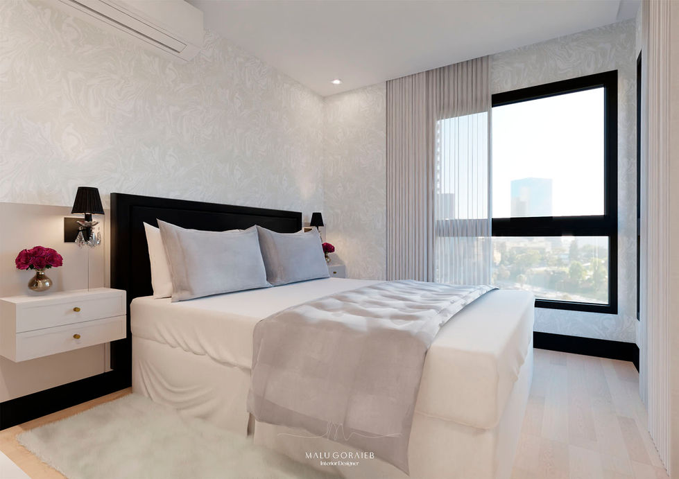 Projeto de interiores - quarto casal - Bleko - Curitiba (2)