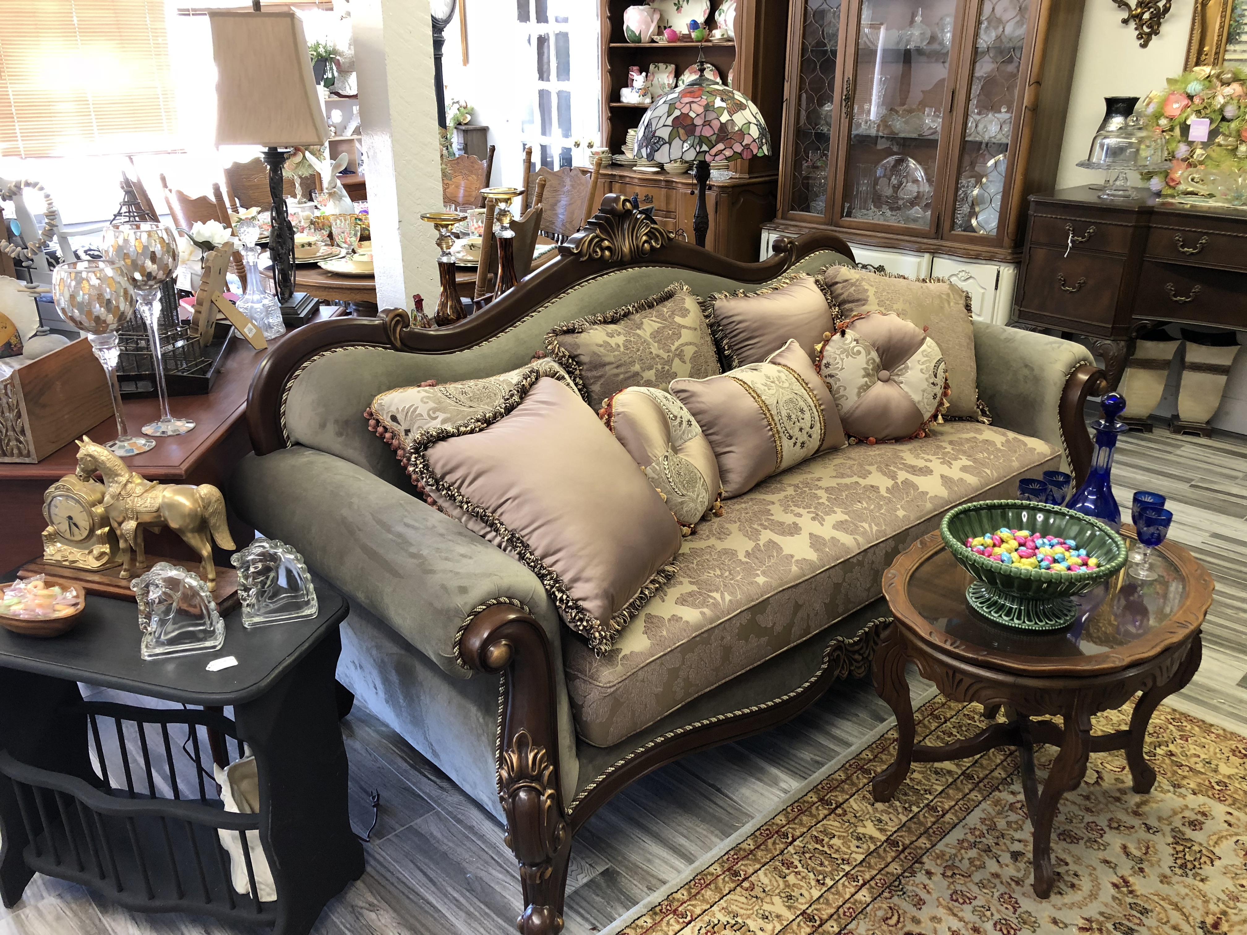 Grey sofa
