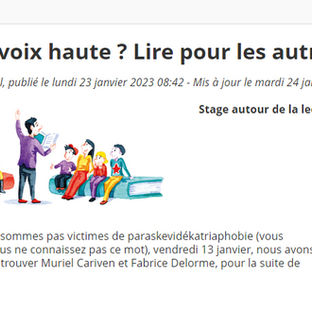 Lecture expressive en classe de 3ème (suite...)