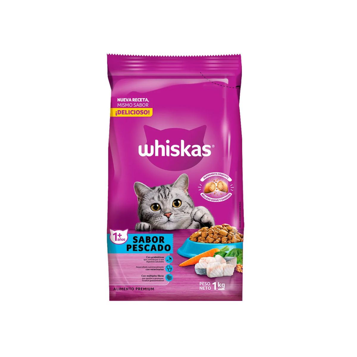 WHISKAS Pescado 10+1kg