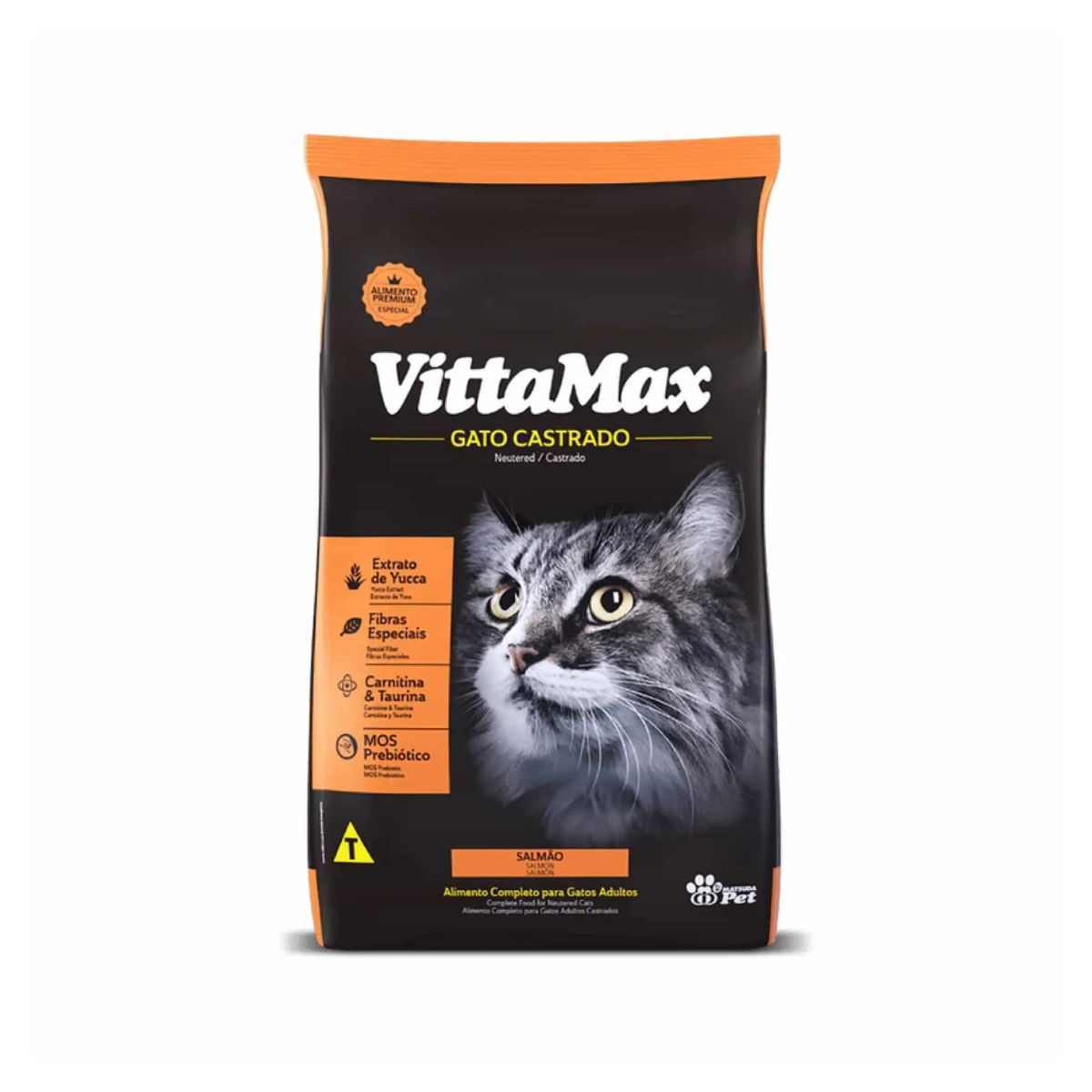 VITTAMAX Gatos Castrados Salmón 20 kg + Salsas