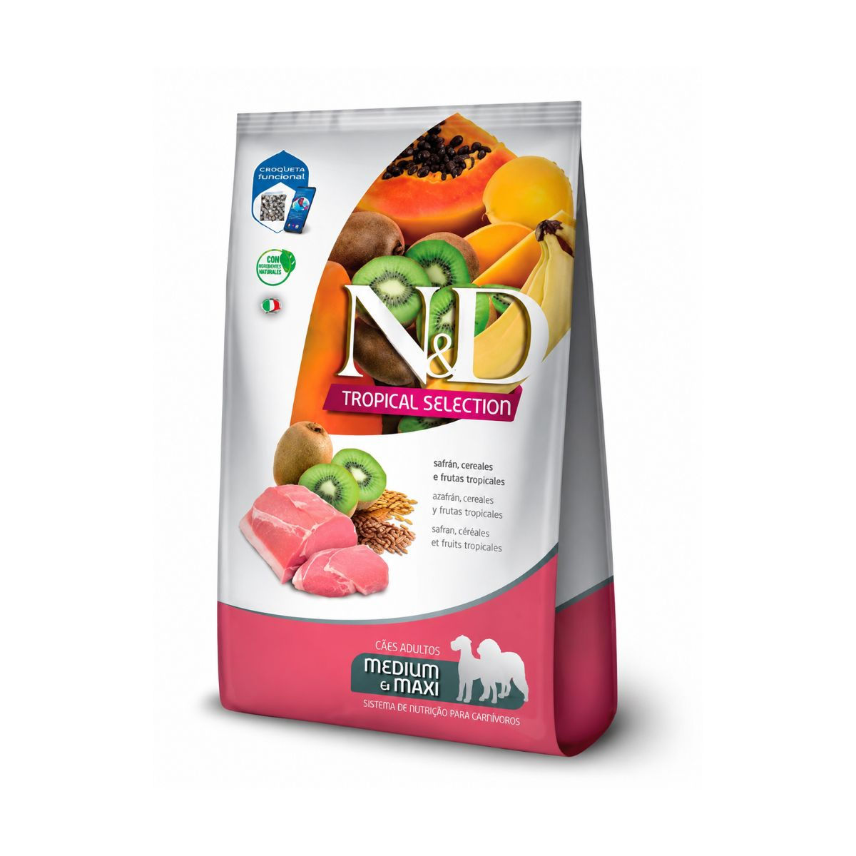 NYD PERRO ADULTO TROPICAL MED/MAXI 12KG (CERDO) + REGALO