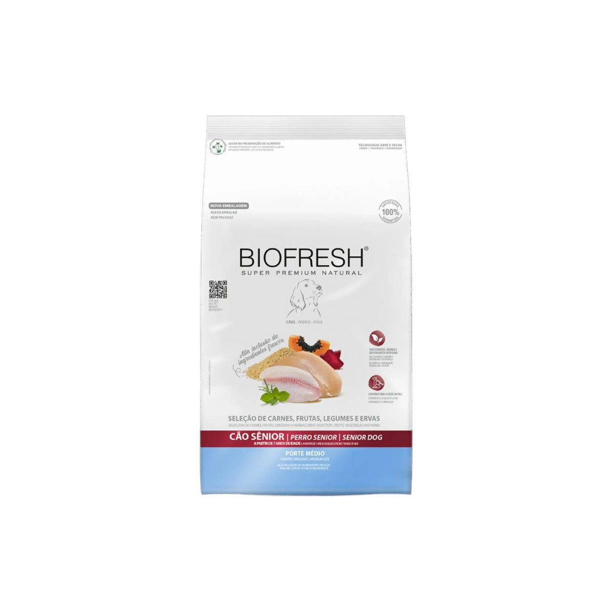 BIOFRESH Alimento Senior Razas Medianas 10 kg