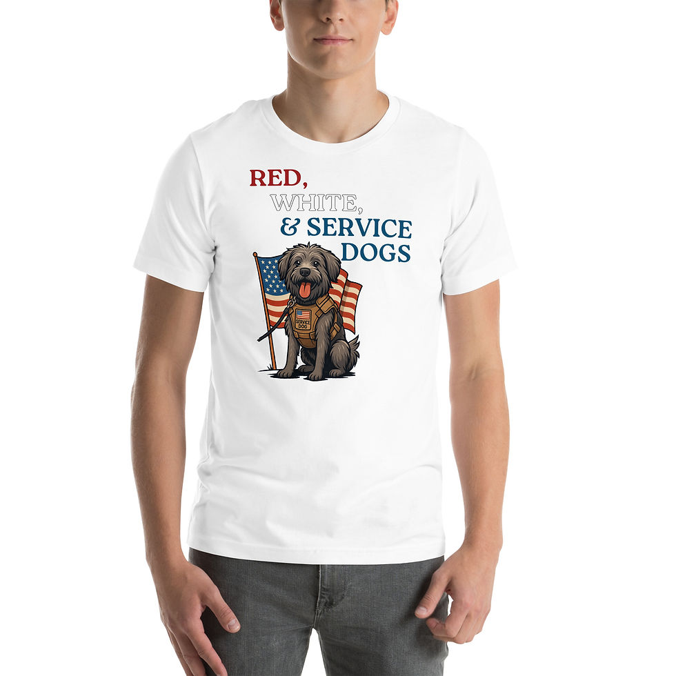 Thumbnail: Red, White and Service Dogs Limited Edition Shirt