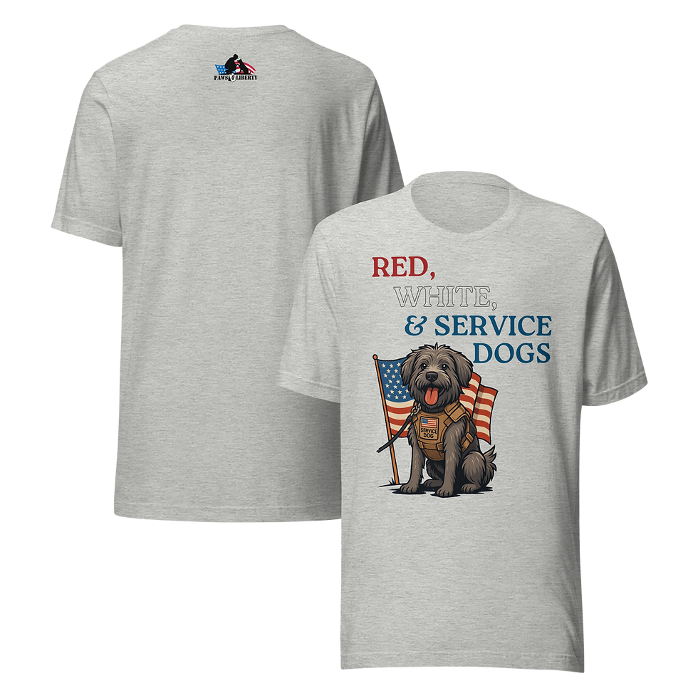Thumbnail: Red, White and Service Dogs Limited Edition Shirt