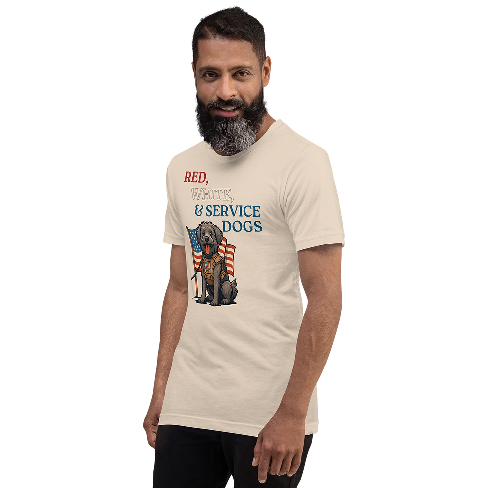 Thumbnail: Red, White and Service Dogs Limited Edition Shirt