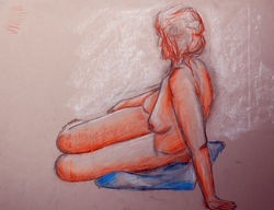 Life Drawing (2011) - Chalk/Pastel on paper
