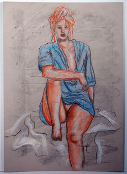Life Drawing (2011) - Chalk/Pastel on paper