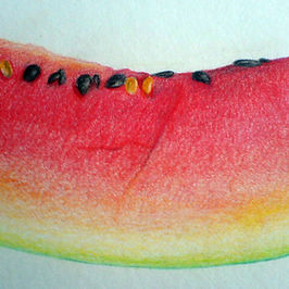 The Watermelon (2009) - Coloured Pencil