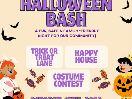 Halloween Bash - October17th 2026