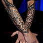 armtatuering - armtattoo - nordic tattooshop stockholm nordic pattern - svenska tatuerare - gamlastan tattooshop