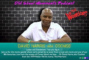 picture of David Harris, Cochise from the warriors advertising old skool movements episode with the warriors