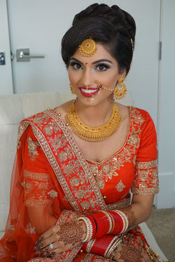 Indian Bridal Make Up & Hair Calgary