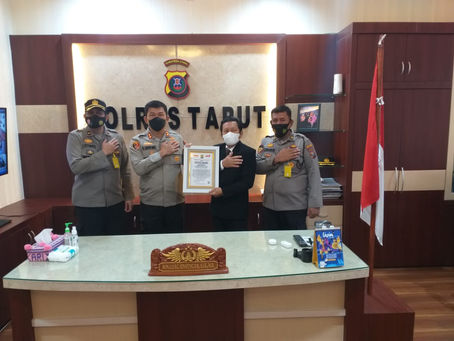 Lemkapi Apresiasi Kinerja Kapolres Taput Terkait Pencapaian Vaksinasi