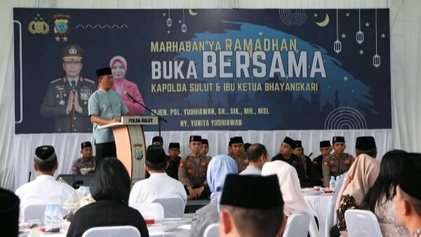 Kapolda Sulut dan Bhayangkari Gelar Buka Puasa Bersama di Wisma Barkah