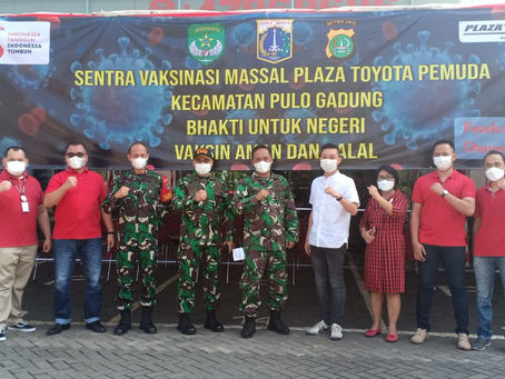 Kolaborasi Koramil 04/Pulogadung Dengan Toyota Tingkatkan Pencapaian Herd Immunity Tingkat RW