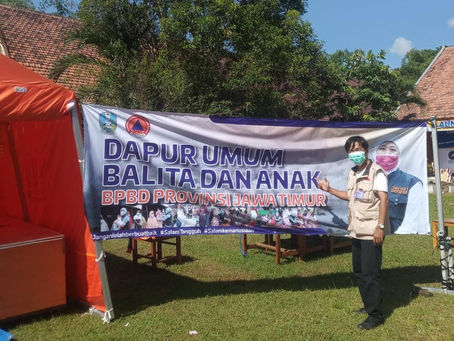 Ahli Gizi Bantu Monitoring Pelaksanaan PMBA (Pemberian Makanan Bayi & Anak) di Pengungsian Semeru