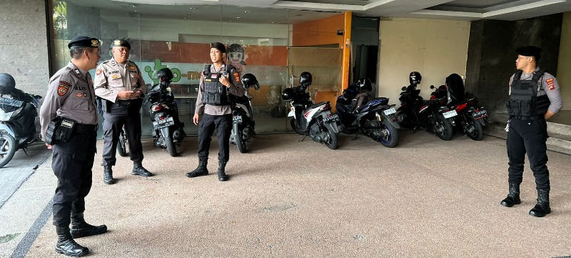 Polres Badung Gelar Pengamanan, Saat Sidang Pleno