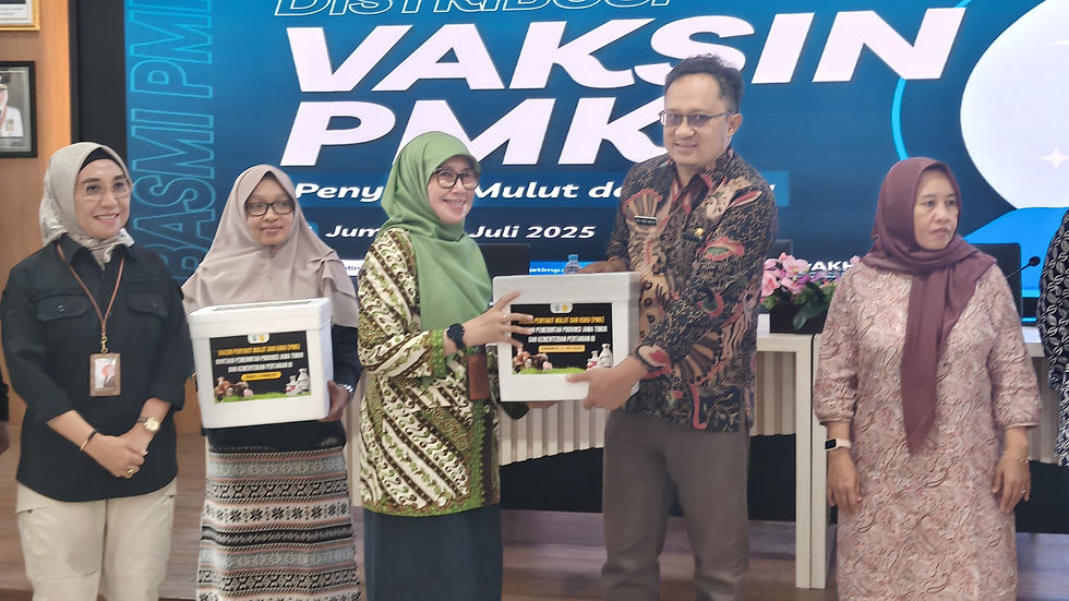 169 Ribu Dosis Vaksin PMK Dikirim ke Jatim, Ditjen PKH Gencarkan Bulan Vaksinasi