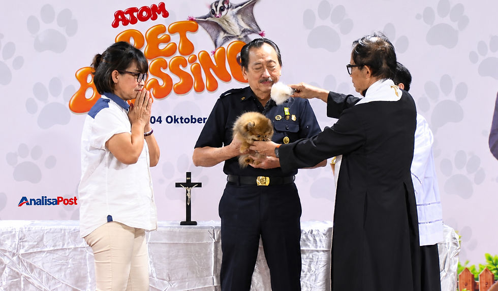 100 Hewan Peliharaan Ikuti Prosesi Pemberkatan di Atom Pet Blessing 2026