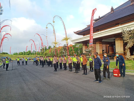 Wakapolres Kompol Ketut Dana Pimpin Pengamanan Kongres PSBI Simbolon IV 2022 