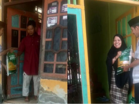 BKRMI Menyalurkan Beras Untuk Masyarakat Yang Membutuhkan