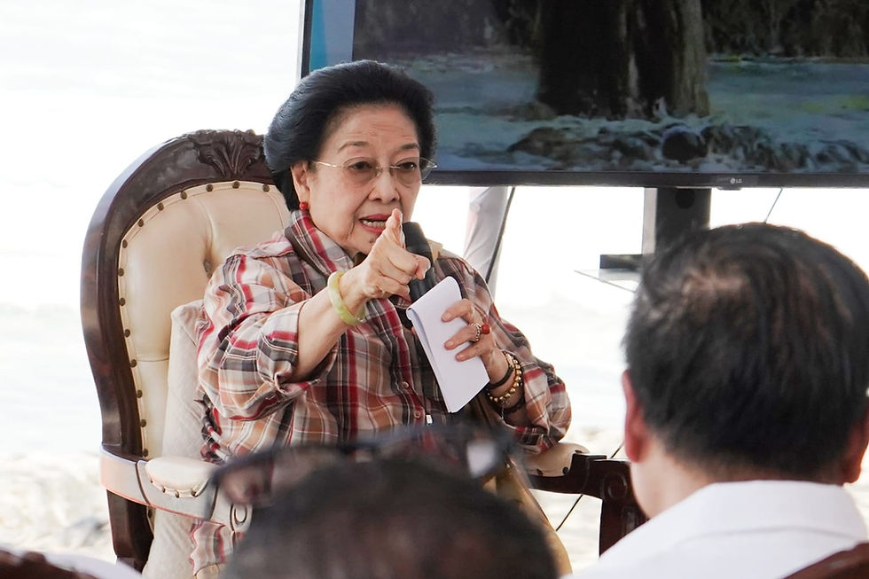 Presiden ke-5 Republik Indonesia sekaligus Ketua Dewan Pengarah Badan Riset dan Inovasi Nasional (BRIN), Megawati Soekarnoputri